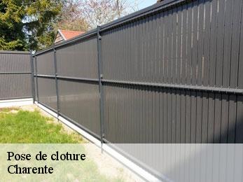 Pose de cloture Charente 
