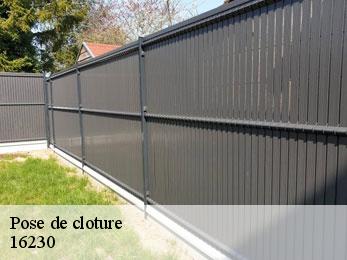 Pose de cloture  16230
