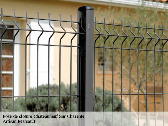 Pose de cloture chateauneuf-sur-charente-16120 Artisan Marsault