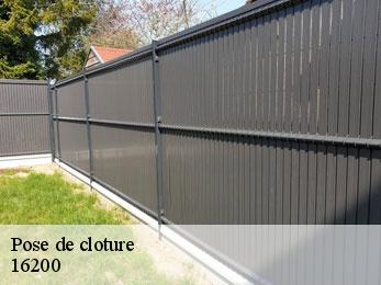 Pose de cloture  16200