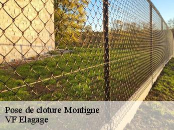 Pose de cloture  montigne-16170 VF Elagage
