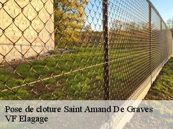 Pose de cloture  saint-amand-de-graves-16120 VF Elagage