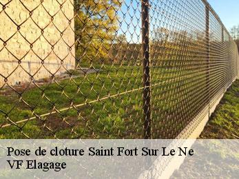 Pose de cloture  saint-fort-sur-le-ne-16130 VF Elagage
